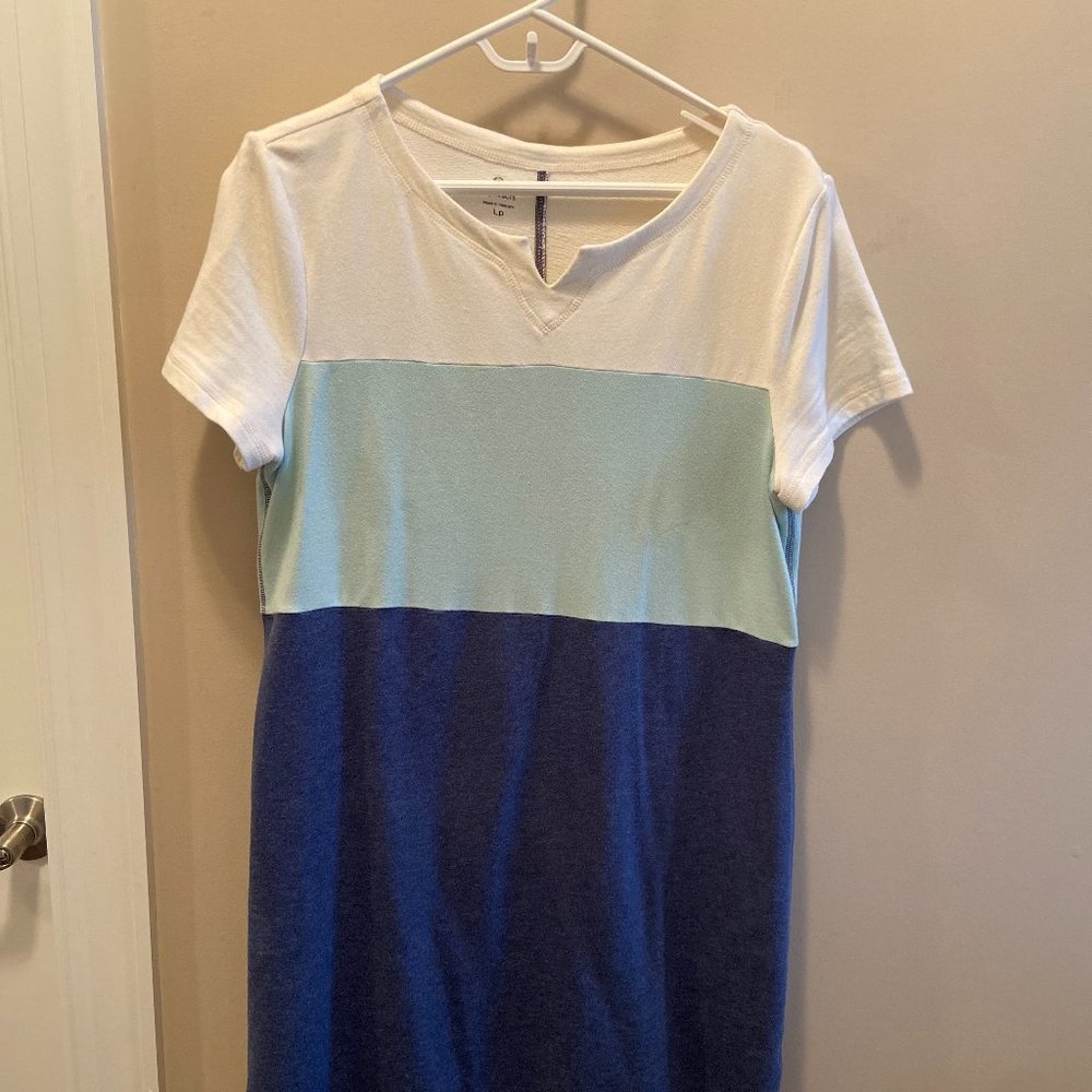 T by Talbots Block Dress,  Size Petite L